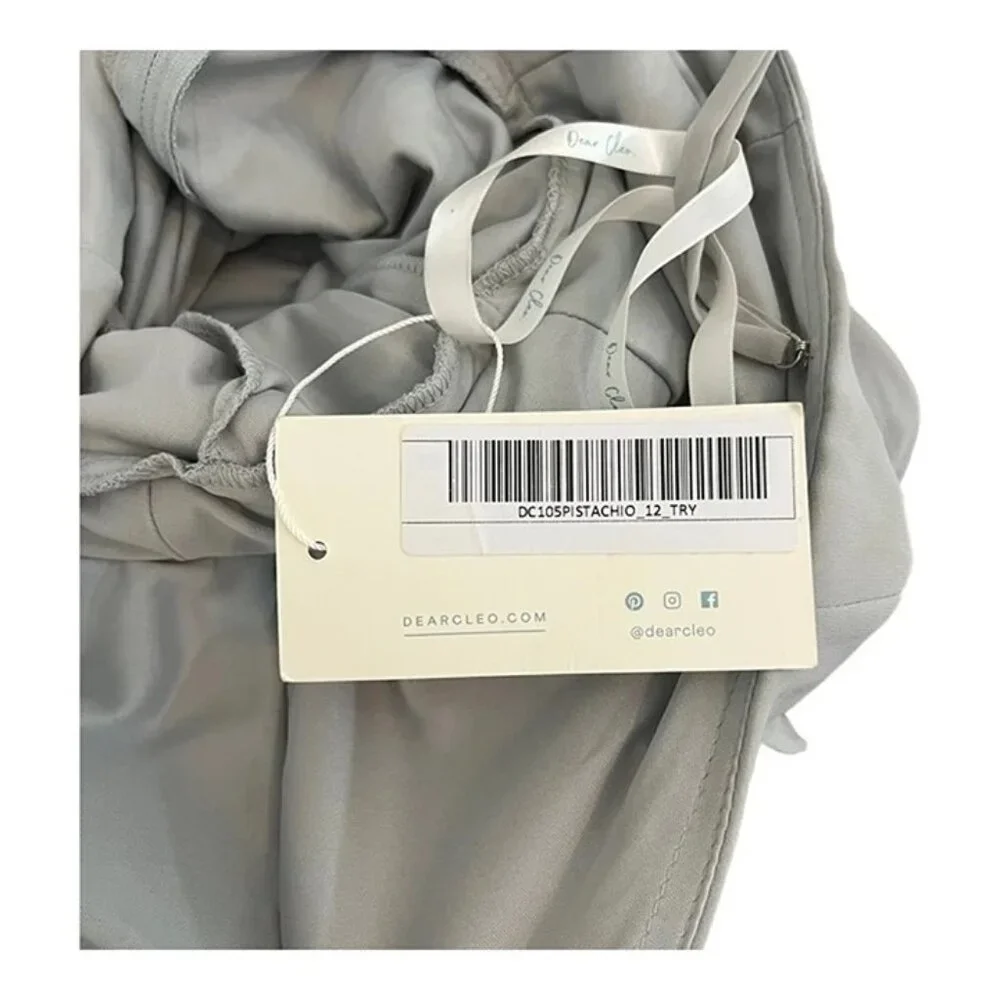 Closet Closing Sale! Dear Cleo green dress spaghetti strap style name Grace pist - Picture 8 of 9